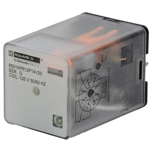 8501KPR12P14V20 Square D 10A 120V DPDT Steckrelais -SA - Bild 1 von 2