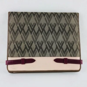 CUSTODIA FOGLIO TABLET BROCCATO ORIGINALE VALENTINO verde/rosa/bordeaux & broccato - Foto 1 di 8