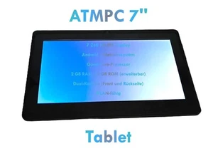 ATMPC 7'' Android 11 Tablet, 2GB 32GB, HD, WLAN, Dual-Kamera + Hülle - Bild 1 von 20