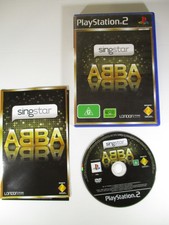 PS2 Game Singstar ABBA G PAL 2008 Sony Manual Tested.