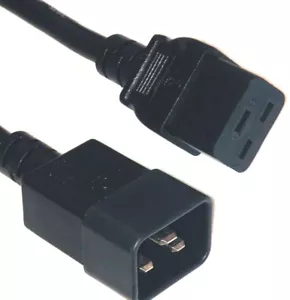 CAB-C19-CBN-3 CABC19CBN-3 Cisco Cabinet Jumper Power Cable C20 to C19, 3 feet - Picture 1 of 2