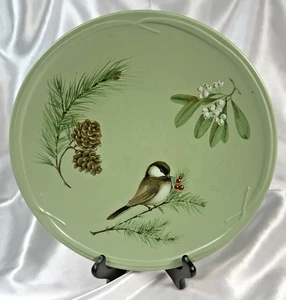 Vintage Pfaltzgraff Winterwood Chickadee 11" Dinner Plate No Chips/Cracks Beauty - Picture 1 of 8