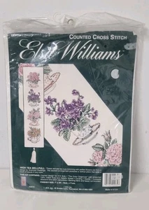 Elsa Williams High Tea Bell Pull Cross Stitch Kit No 02074 New And Sealed - Picture 1 of 3