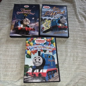 Thomas & Friends DVD Lot: Merry Winter Wish-Christmas Carol-Sodor Celebration - Picture 1 of 4