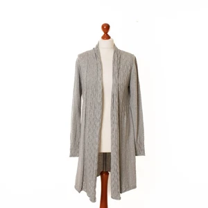 Cardigan aperto SORGENFRI SYLT grigio 95% cotone 5% cashmere taglia M 6010 - Foto 1 di 6
