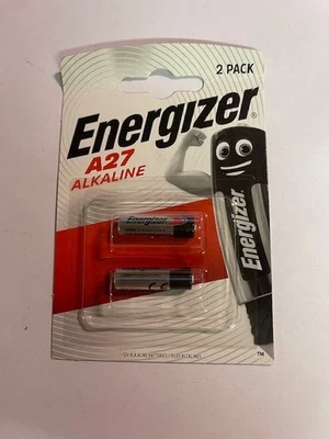 2 x Energizer  A27 / MN27 / LR27A / GP27 / L828  Fernbed., Garagenöff, Autoalarm - Bild 1 von 2