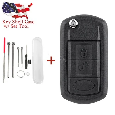 For 2006 2007 2008 2009 Land Rover LR3 Range Rover Sport Car Key Fob Case Shell - Image 1 of 4