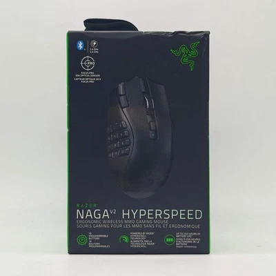 New Razer Naga V2 HyperSpeed Black RZ01-03600100-R3U1 For PC - Image 1 of 4