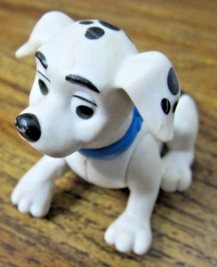 Disney's 101 Dalmatiner 3" Kunststoff Spielzeug Hund Figur blaues Halsband, beweglich GEBRAUCHT - Bild 1 von 6