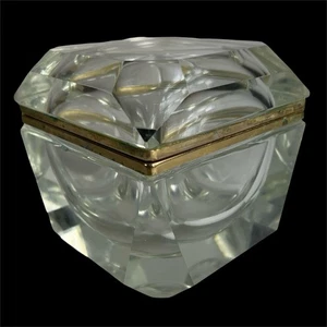 Alessandro Mandruzzato- Murano Art Crystal Casket Box - Picture 1 of 6