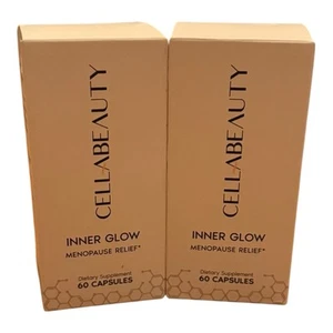 CELLABEAUTY LOT OF 2 "NEW & SEALED" INNER GLOW Menopause Relief Exp: 08/27 - Picture 1 of 3