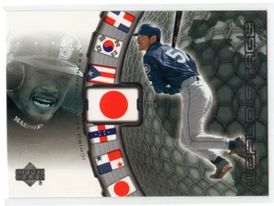 Upper Deck 2001 World Stage Ichiro Suzuki #461 Rookie RC - Foto 1 di 2