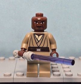 Lego Star Wars Mace Windu SW0220 Minifigure 7868 8019 Authentic Played