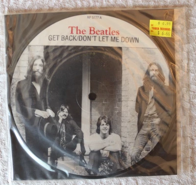 BEATLES "Get Back / Don't Let... " 20th Anniv. 7" Single PICTURE DISC - SEALED - Image 1 of 4