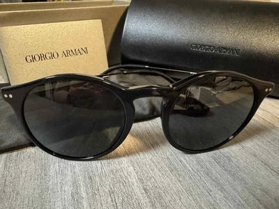 Gafas de sol para hombre Giorgio Armani AR8121 500187 51 negro gris 51 mm nuevas con estuche Foto 1 de 4