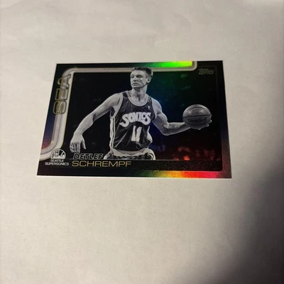2025-26 Topps NBA Black Friday Detlef Schrempf Blackout Parallel #270 Supersonic - Image 1 of 2