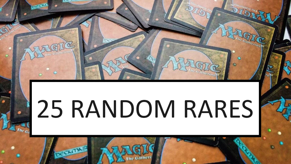 25x RANDOM RARES - Magic: The Gathering (MTG) - NM - MIXED EDITIONS - EN - Imagen 1 de 1