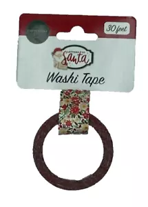 Carta Bella Holly Jolly Floral Washi Tape, Santa, Blumen, Floral, Scrapbooking - Bild 1 von 3