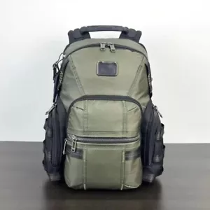 TUMI ALPHA BRAVO Navigation Backpack khaki green 232793 new - Picture 1 of 6