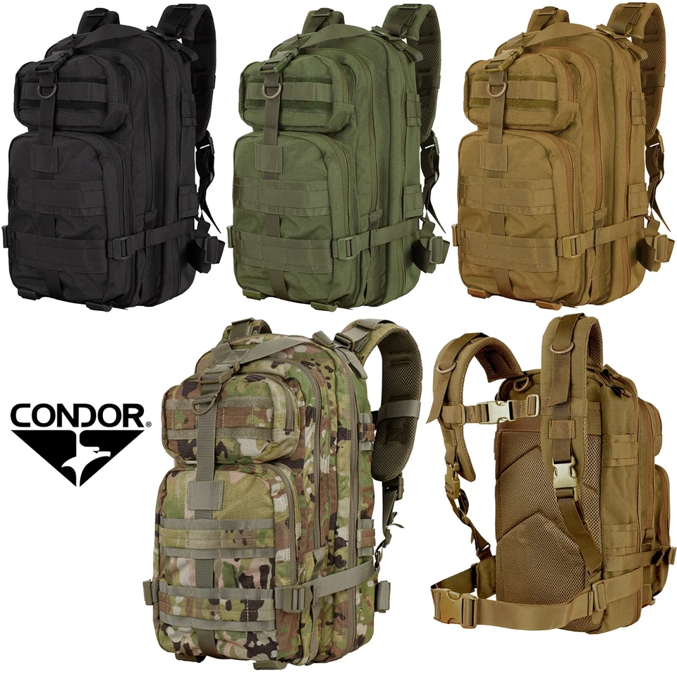 Condor 126 Compacto Asalto Caza Senderismo Modular PALS Mochila Segura Paquete de Cinturón Foto 1 de 1