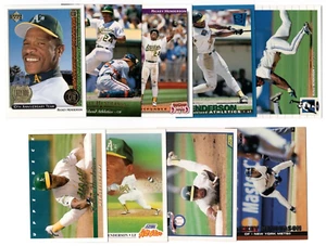 RICKEY HENDERSON (27) card LOT - Picture 1 of 3