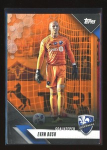 2019 Topps MLS #114 Evan Bush ORANGE 17/25 Montreal Impact