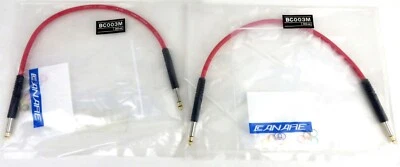 Cables de conexión Canare BC003M TT Bantam, juego de 2 - nuevo stock antiguo, envío gratuito Foto 1 de 4