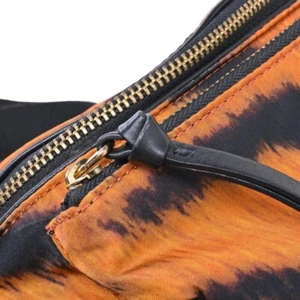 Dries Van Noten Orange Printed Nylon Body Bag Used Condition 254613H - Picture 1 of 8