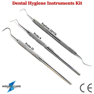 Dental Diagnostics Hygienist Kit Tooth Scraping Periodontal Dentist Instruments  - Picture 1 of 4