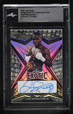 2022 Leaf Exotic Base 1/1 Floyd Mayweather Jr #EA-FM1 Auto 4f5