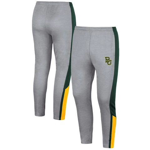 Men's Colosseum Gray Baylor Bears Up Top Pants Cover