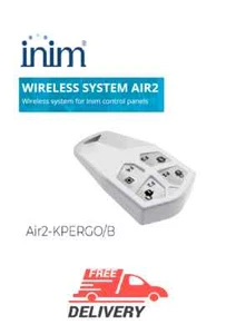 Wireless Key (Two-way) with ergonomic 4 programmable buttons Air2-KPERGO/B INIM - Picture 1 of 1