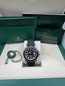 Rolex Yacht-Master Oyster Flex 40mm 18k Everose Gold Ref 126655-0002 Unworn - Picture 1 of 9