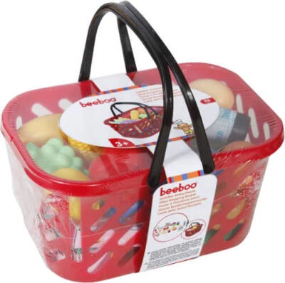 VEDES GROßHANDEL GMBH - WARE Beeboo Kitchen Einkaufskorb mit Zubehör, 29-teilig