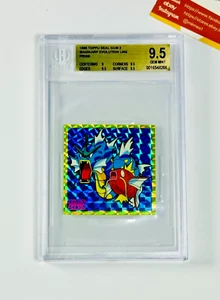 Pokemon BGS 9.5 Magikarp Evolution Line Prism Toppu Seal Gum 3 1998 Japanese - Picture 1 of 3