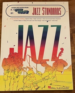 Jazz Standards, EZPlay 61 today  for organ, piano, keyboards; 47 jazz favorites - Picture 1 of 7
