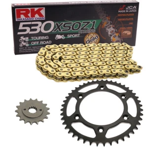 Kit Chaîne Honda CBR 1000 RR Fireblade 08-16 Chaîne RK GB 530 Xso 116 Ouvrir Or - Picture 1 of 4