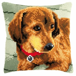 Vervaco Cross Stitch Kit: Cushion: Dachshund - Picture 1 of 1
