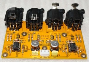 Balanced/Unbalanced to balanced /unbalanced RCA to XLR Stereo Preamplifier Board - Picture 1 of 6