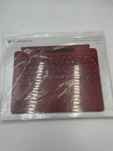 Surface Pro X Signature Keyboard with Slim Pen Bundle for Business. Red Poppy - Picture 1 of 2
