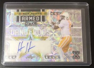 2023 Leaf Metal Auto Armed & Dangerous Silver Kaleidoscope Hendon Hooker XRC 3/4