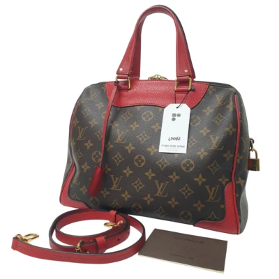 Auténtico Louis Vuitton Retiro PM Monograma Casi Nuevo M41723 Genuino Sin Dos Llaves LF042 Foto 1 de 4