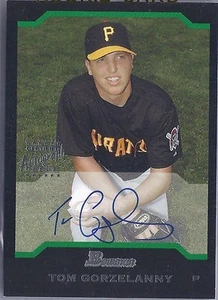 Tarjeta autografiada de los Piratas de Pittsburgh 2004 de béisbol Bowman - Imagen 1 de 2