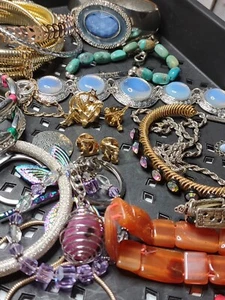 Super coole Auswahl verschiedene hübsche Schmuck Lot Zubehör Konvolut Bulk Lot BN8 - Bild 1 von 15