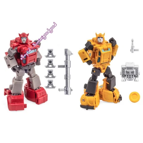 Newage NA H25+H26 Bumblebee+Cliffjumper Yellow Red 5cm 2in Robot Action Figure Cover