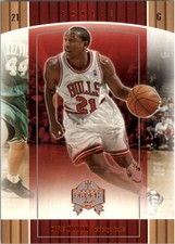 2004-05 SkyBox Fresh Ink Chicago Bulls Basketball Card #102 Chris Duhon Rookie