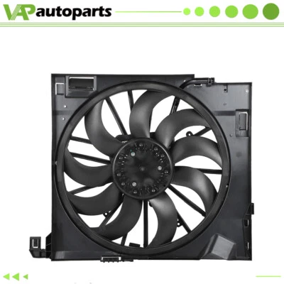 Radiator Cooling Fan Assembly For 2010-2015 JAGUAR XF XKR 2010-2019 JAGUAR XJ - Image 1 of 4