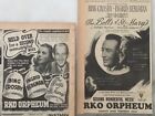 2 1946 Newspaper Ads For Movie The Bells Of St. Mary's - I. Bergman, B. Crosby