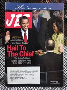 Pres Barack Obama Inauguration Swearing Black Americana JET Magazine Feb 2 2009 - Picture 1 of 1