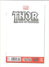 THOR God of Thunder #1 Sketch Cover Variant Marvel Comics (2012) Gorr